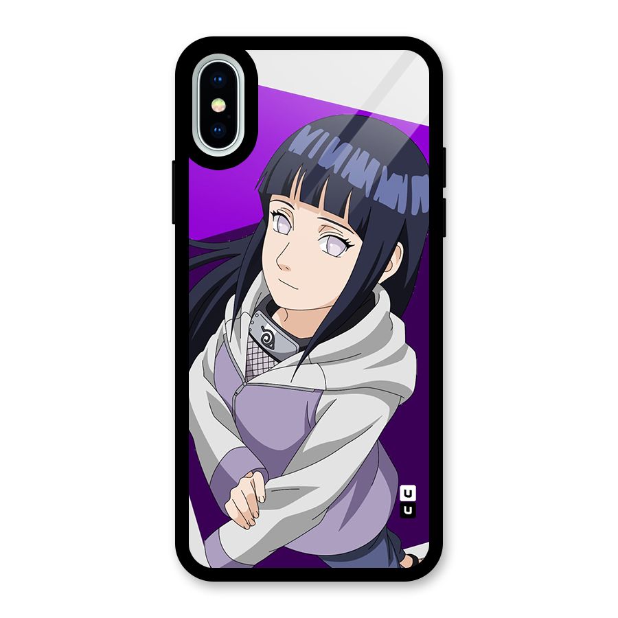 Hinata Looksup Glass Back Case for iPhone XS