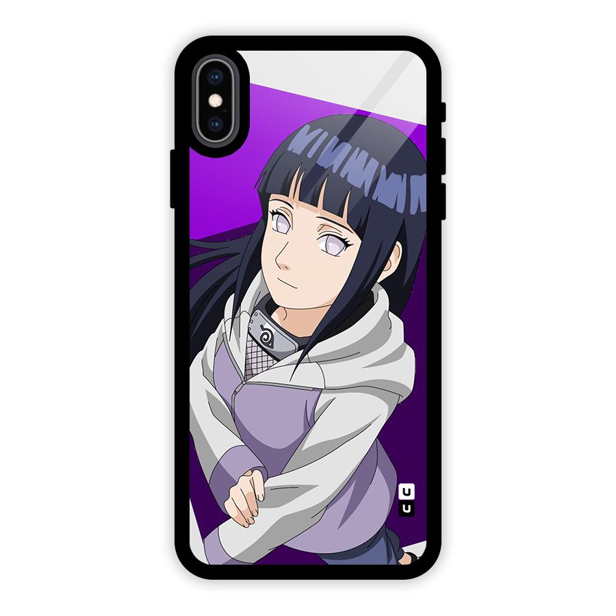 Hinata Looksup Glass Back Case for iPhone XS Max