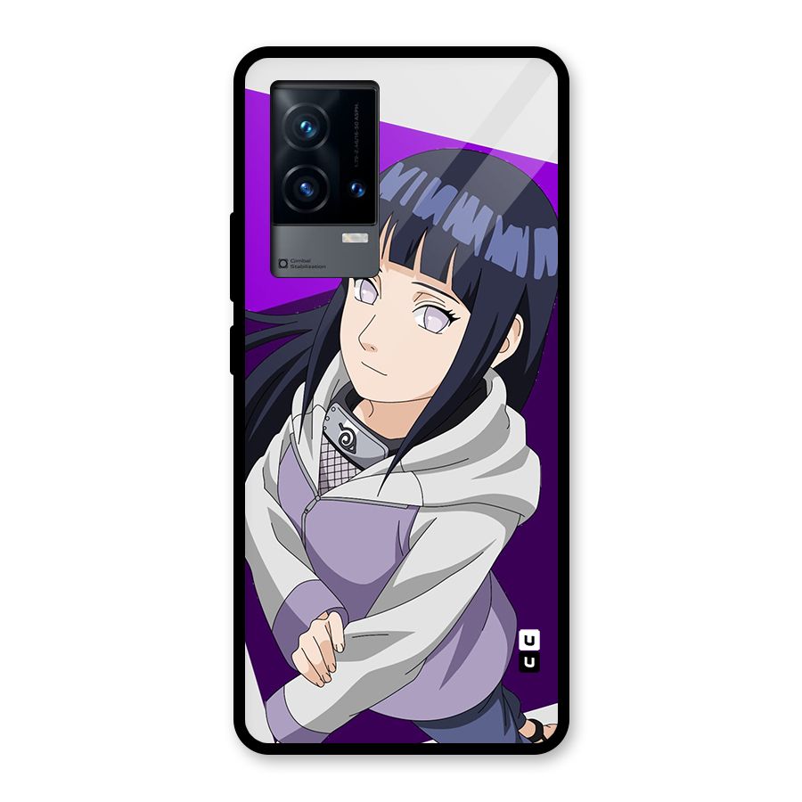 Hinata Looksup Glass Back Case for iQOO 9 5G