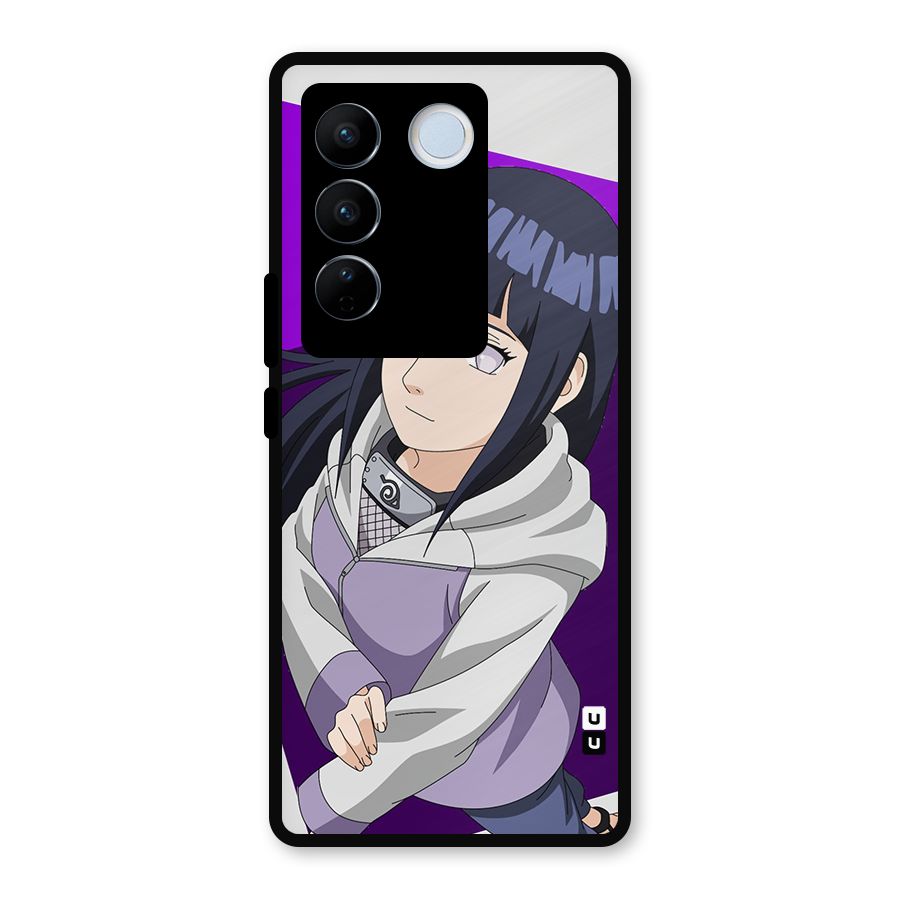 Hinata Looksup Metal Back Case for Vivo V27