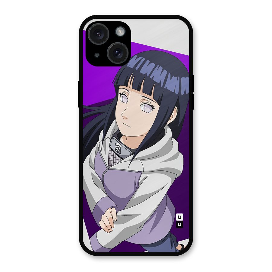 Hinata Looksup Metal Back Case for iPhone 15 Plus