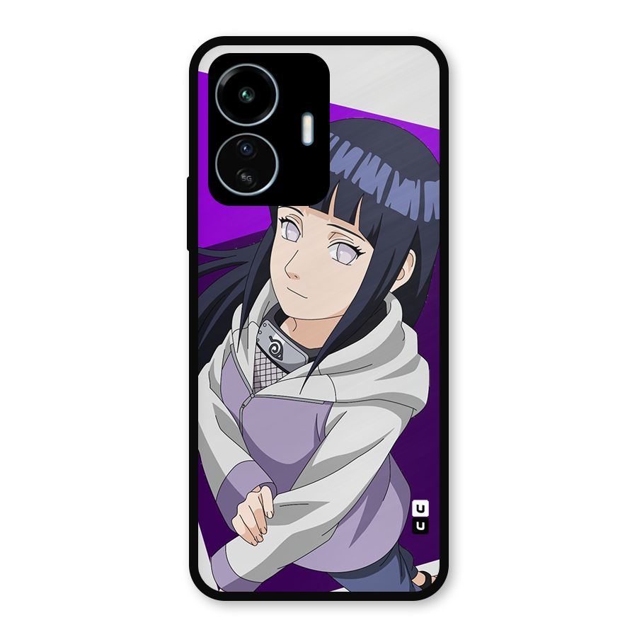 Hinata Looksup Metal Back Case for vivo iQOO Z6 Lite 5G