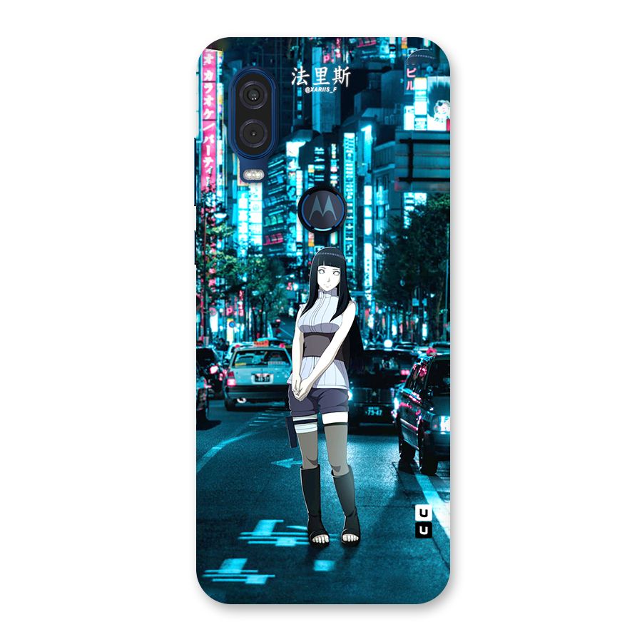 Hinata On Streets Back Case for Motorola One Vision
