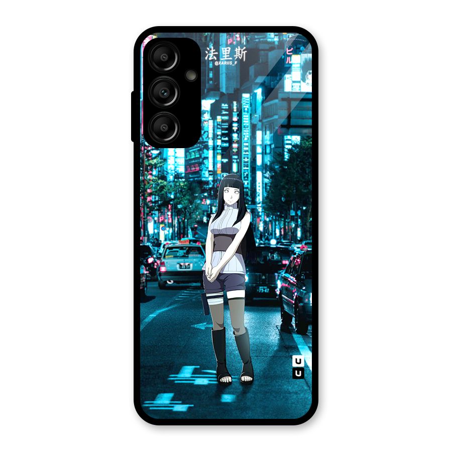 Hinata On Streets Glass Back Case for Galaxy A14 5G