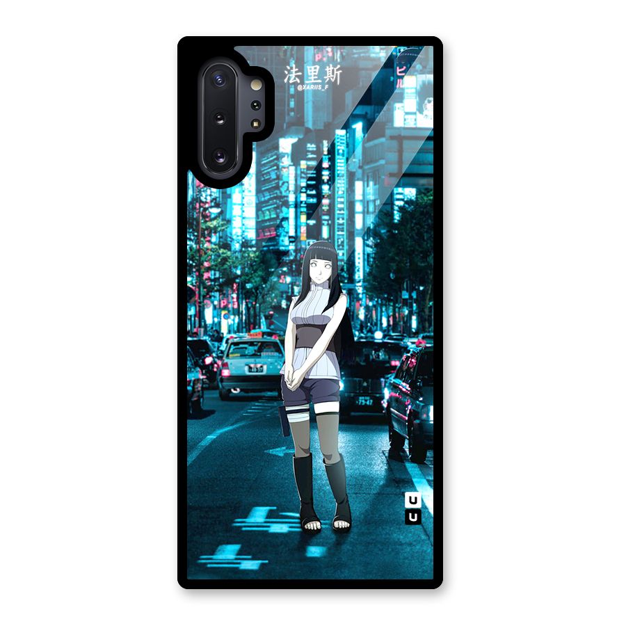 Hinata On Streets Glass Back Case for Galaxy Note 10 Plus