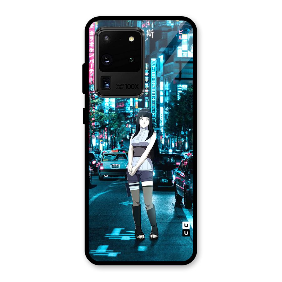 Hinata On Streets Glass Back Case for Galaxy S20 Ultra