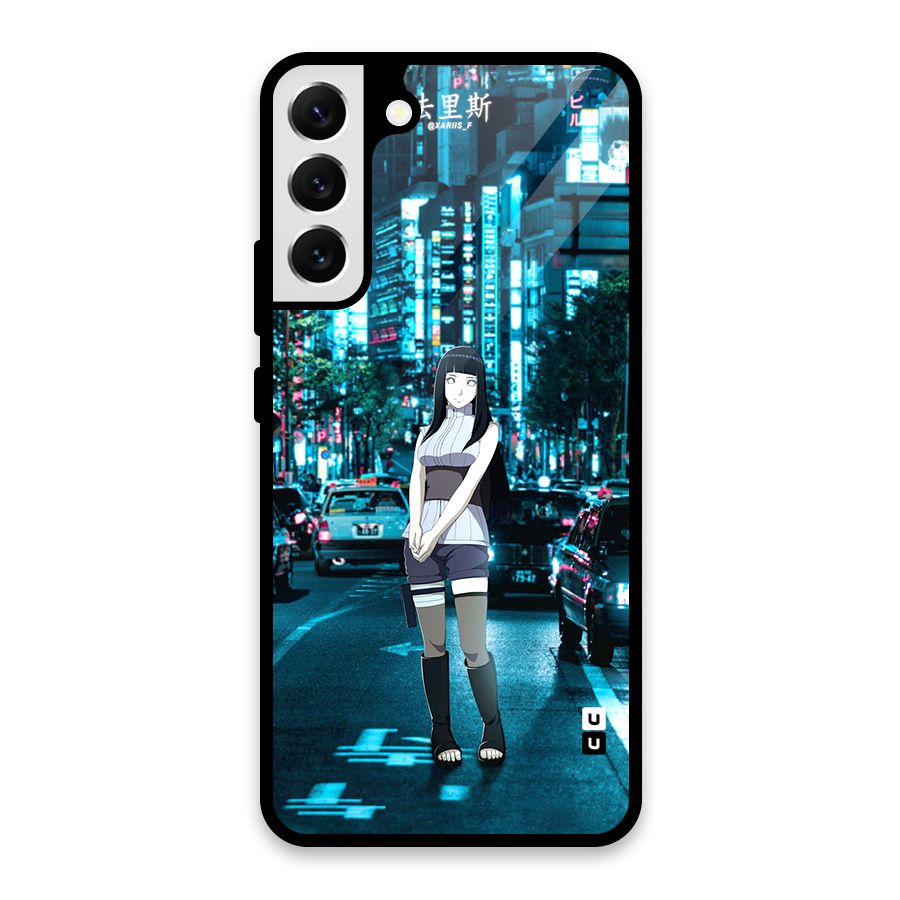 Hinata On Streets Glass Back Case for Galaxy S22 Plus 5G
