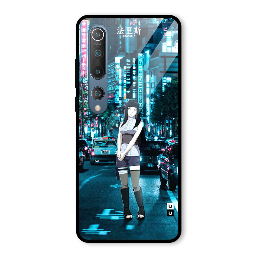 Hinata On Streets Glass Back Case for Mi 10