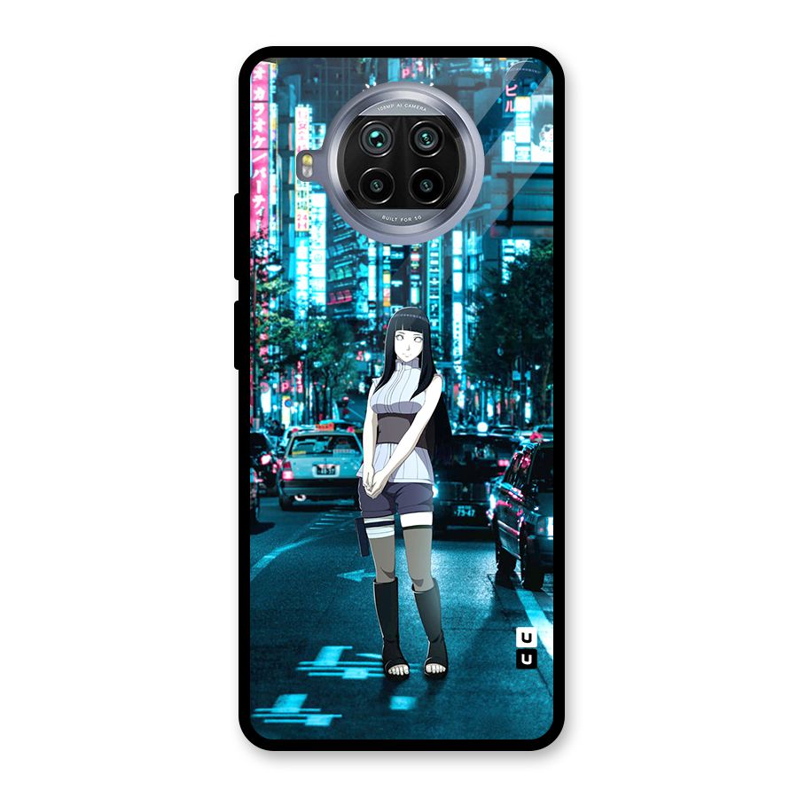 Hinata On Streets Glass Back Case for Mi 10i