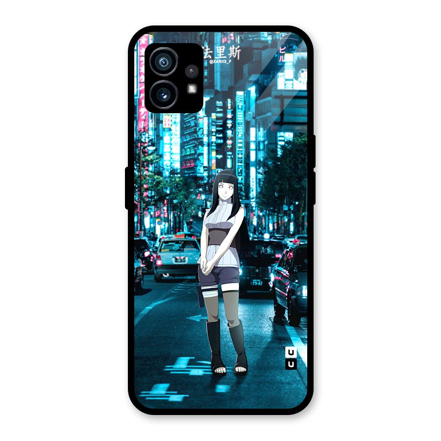 Hinata On Streets Glass Back Case for Nothing Phone 1