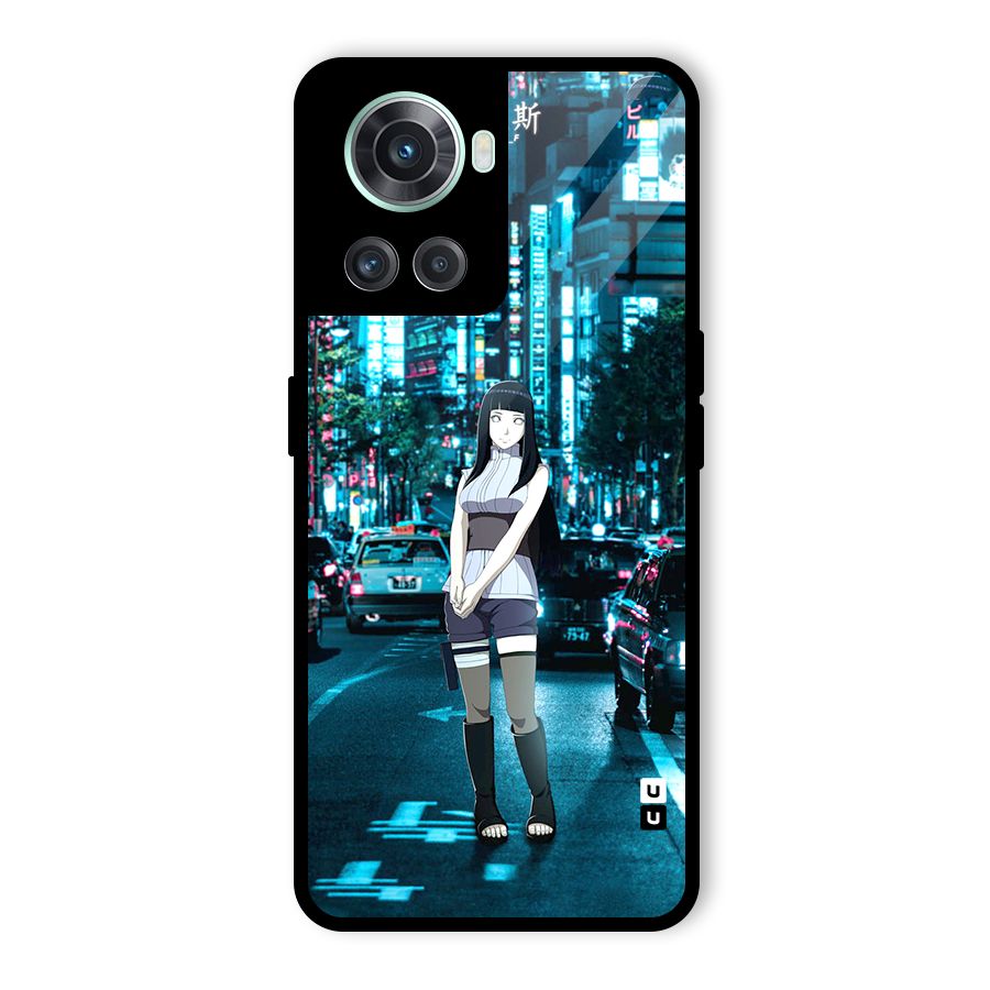 Hinata On Streets Glass Back Case for OnePlus 10R