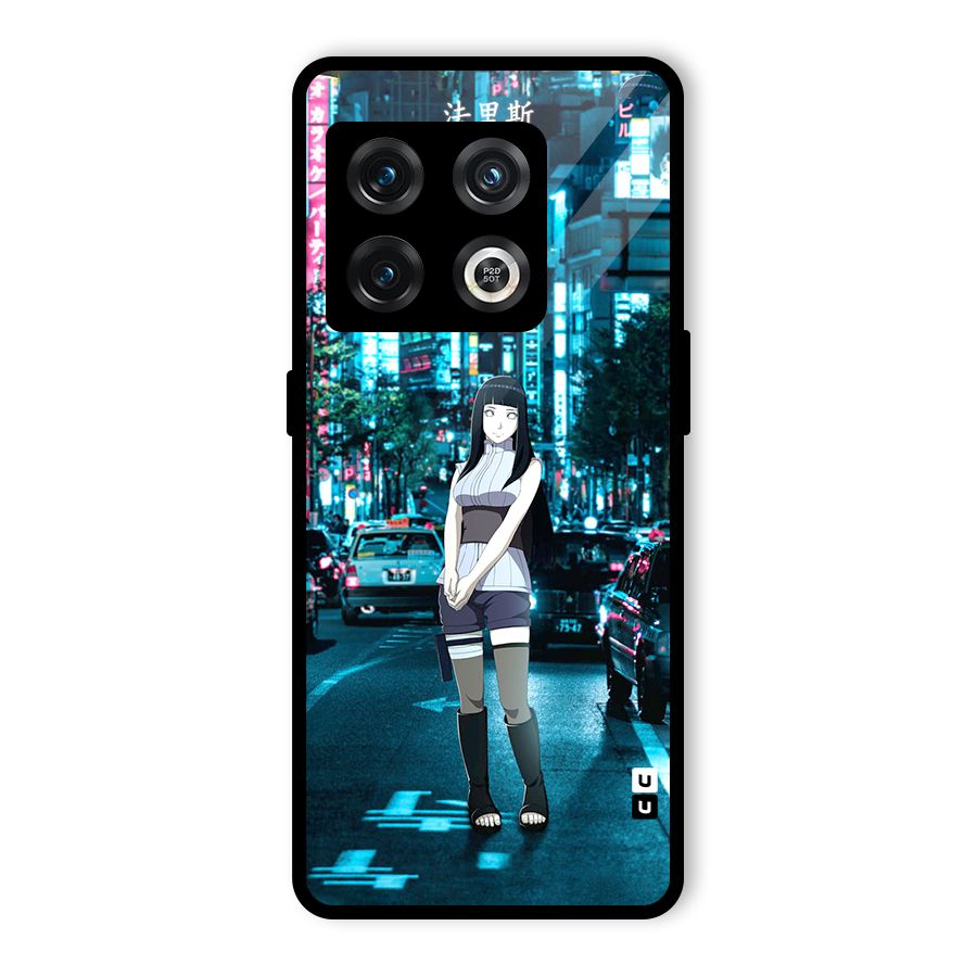 Hinata On Streets Glass Back Case for OnePlus 10 Pro 5G