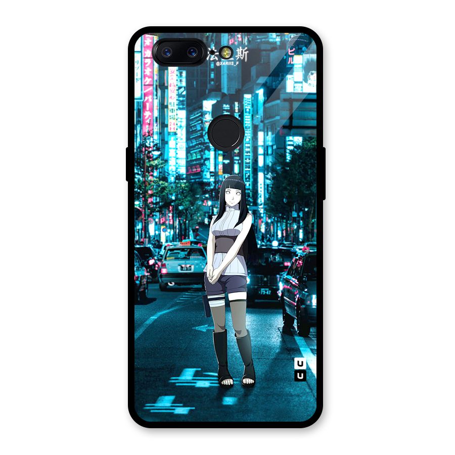 Hinata On Streets Glass Back Case for OnePlus 5T
