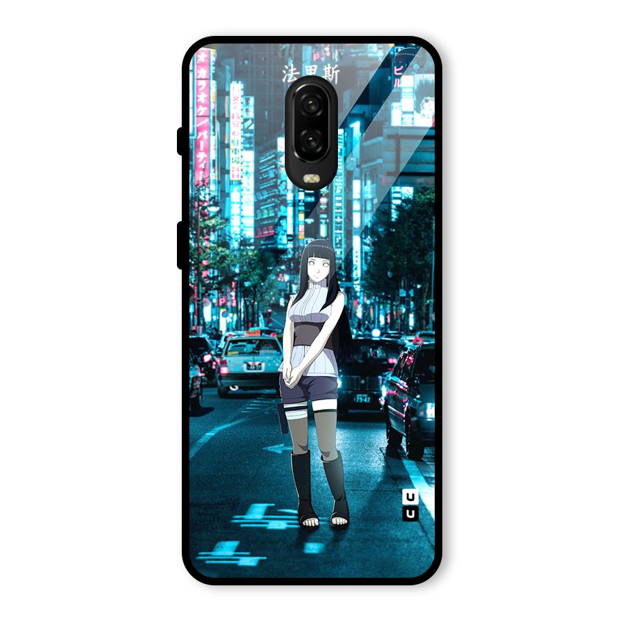 Hinata On Streets Glass Back Case for OnePlus 6T