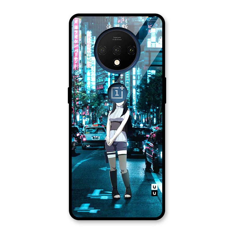 Hinata On Streets Glass Back Case for OnePlus 7T