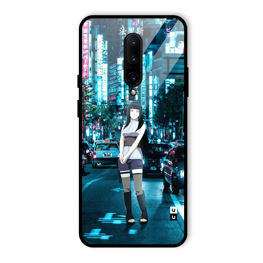Hinata On Streets Glass Back Case for OnePlus 7 Pro