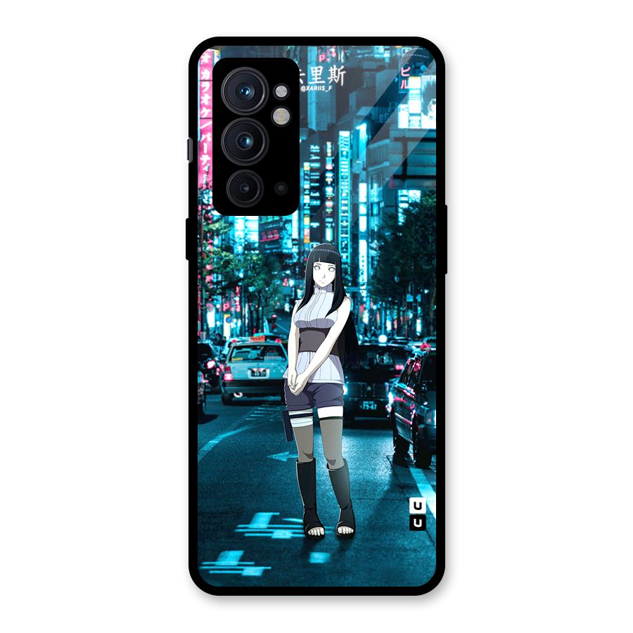 Hinata On Streets Glass Back Case for OnePlus 9RT 5G
