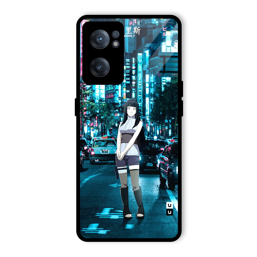 Hinata On Streets Glass Back Case for OnePlus Nord CE 2 5G