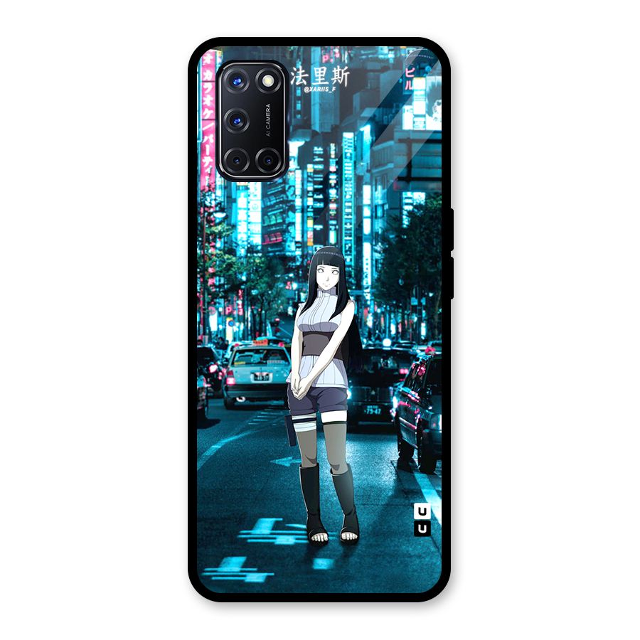 Hinata On Streets Glass Back Case for Oppo A52