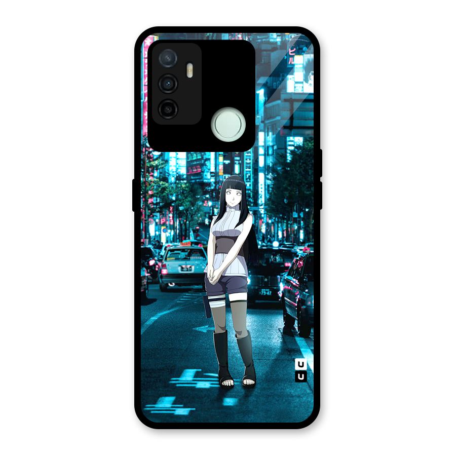 Hinata On Streets Glass Back Case for Oppo A53