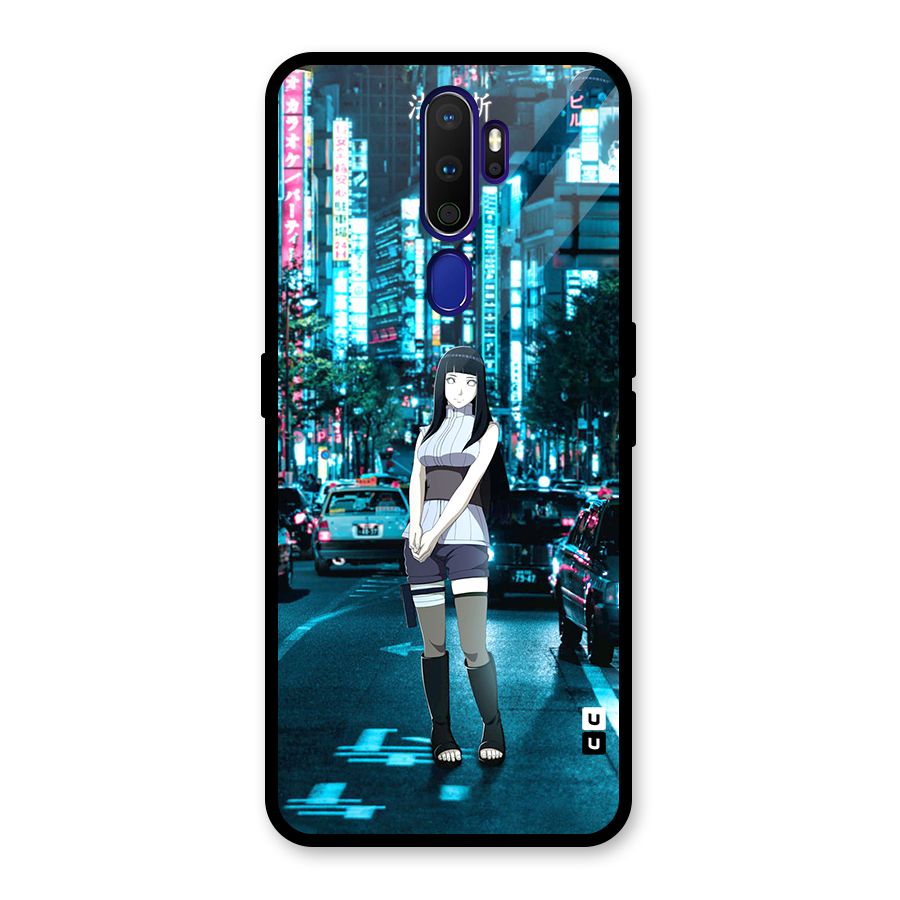 Hinata On Streets Glass Back Case for Oppo A9 (2020)