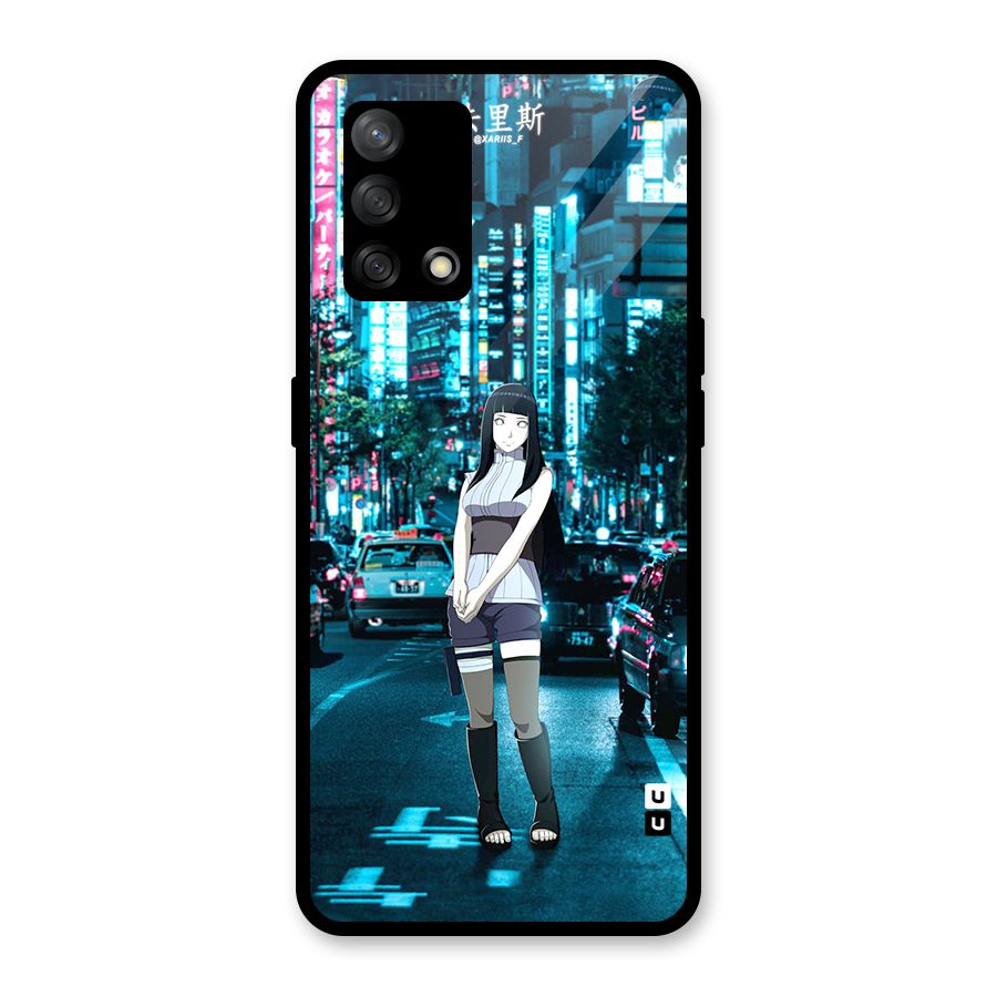Hinata On Streets Glass Back Case for Oppo F19