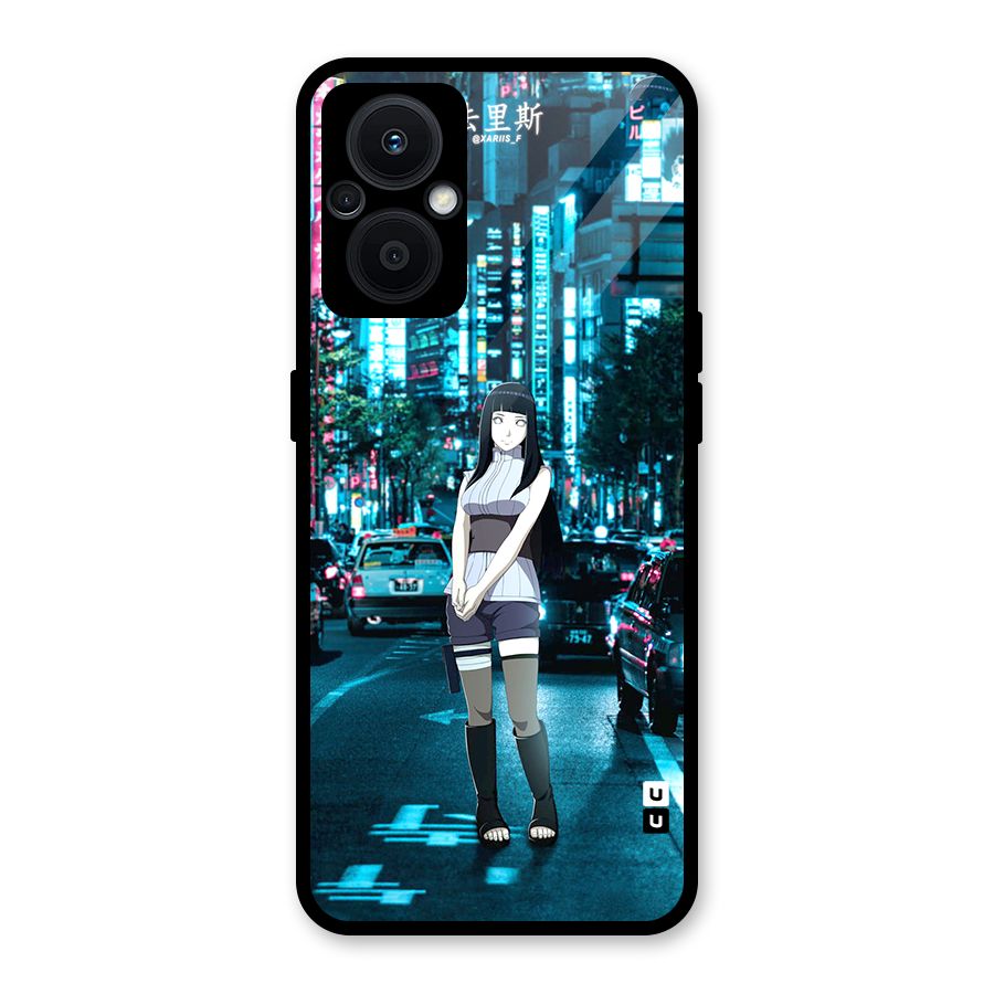 Hinata On Streets Glass Back Case for Oppo F21s Pro 5G