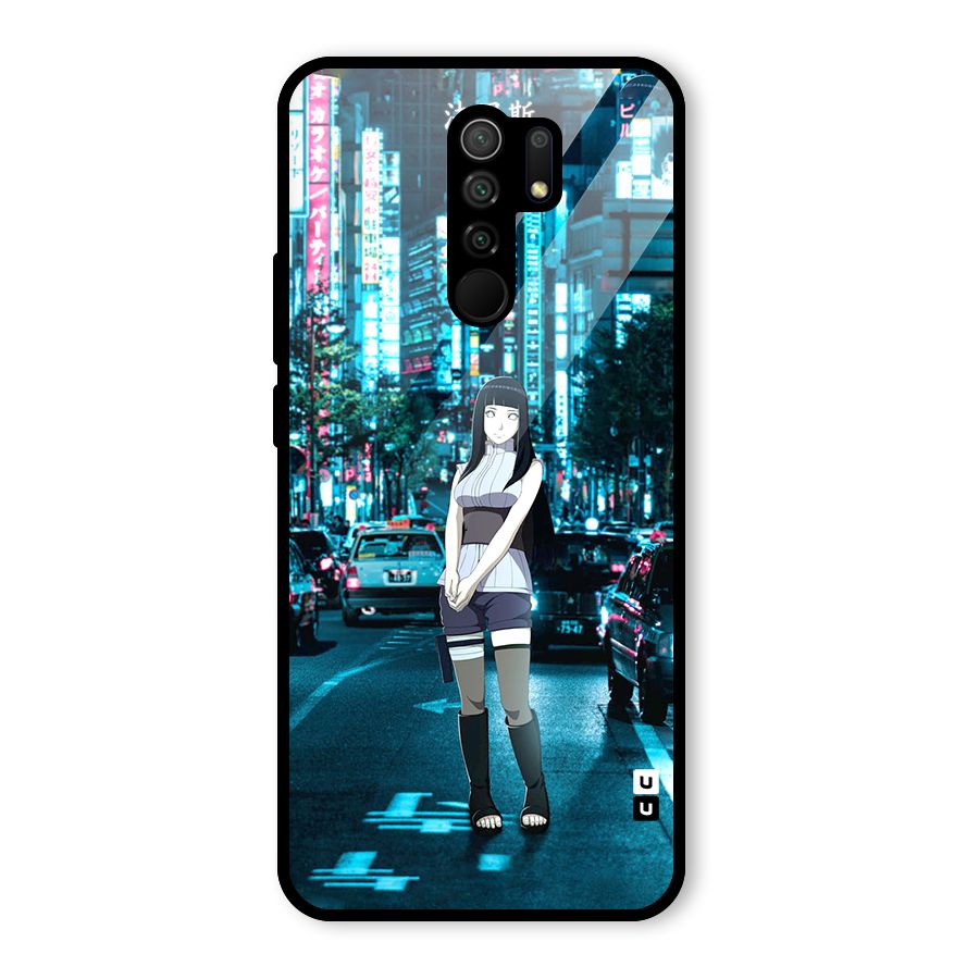 Hinata On Streets Glass Back Case for Poco M2