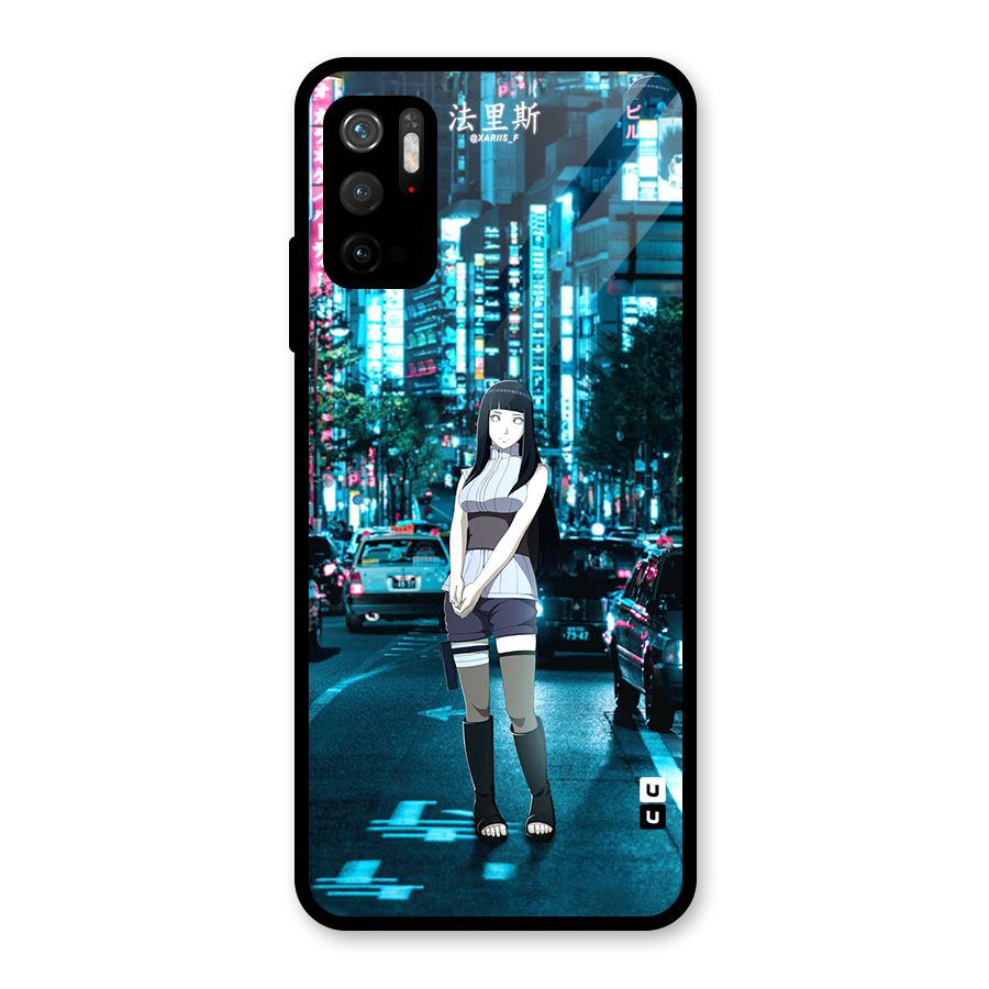 Hinata On Streets Glass Back Case for Poco M3 Pro 5G