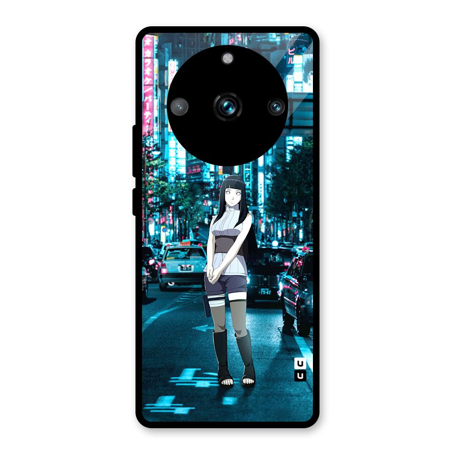 Hinata On Streets Glass Back Case for Realme 11 Pro Plus