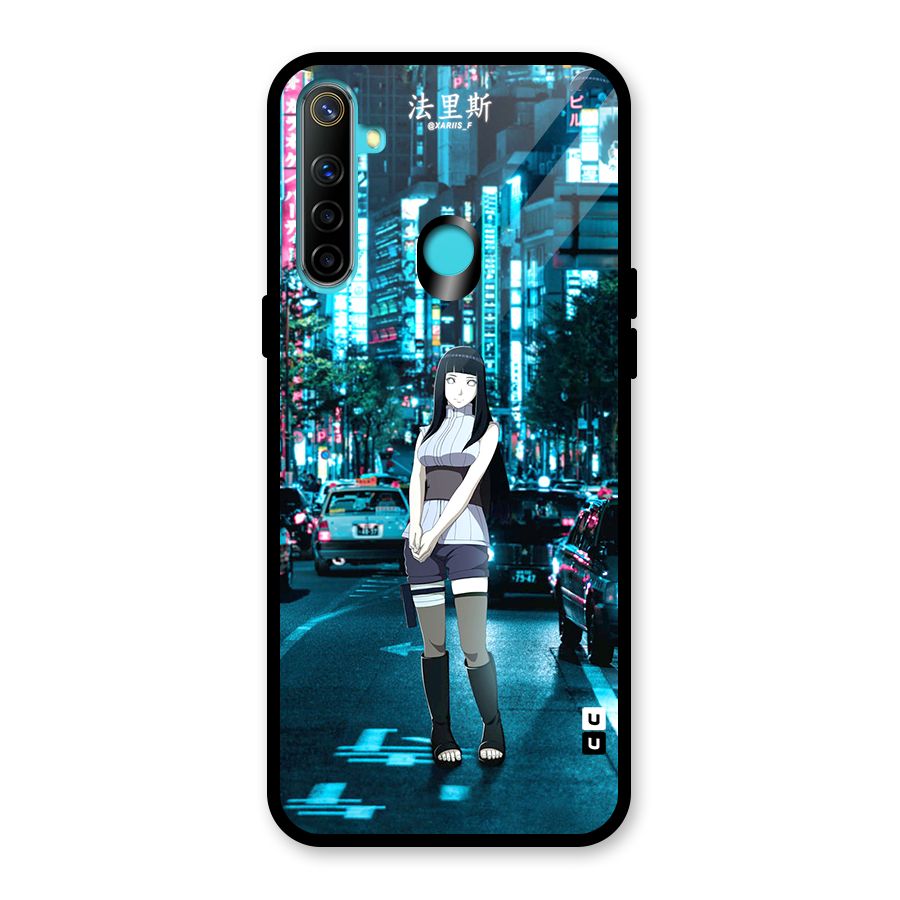 Hinata On Streets Glass Back Case for Realme 5s