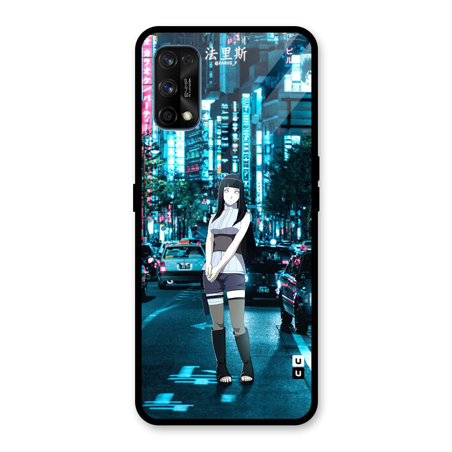 Hinata On Streets Glass Back Case for Realme 7 Pro