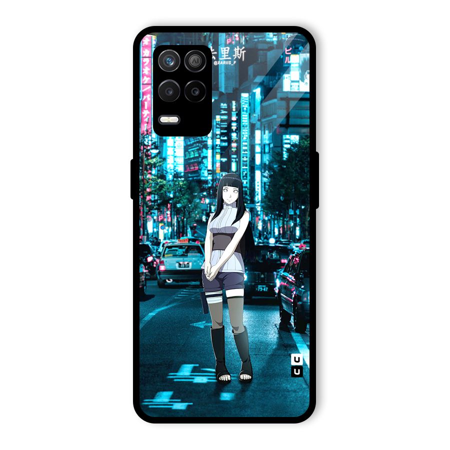 Hinata On Streets Glass Back Case for Realme 8s 5G