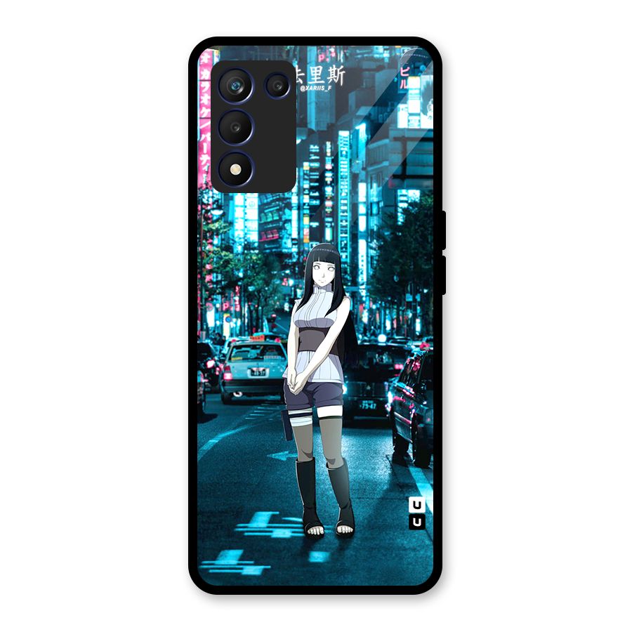 Hinata On Streets Glass Back Case for Realme 9 5G Speed