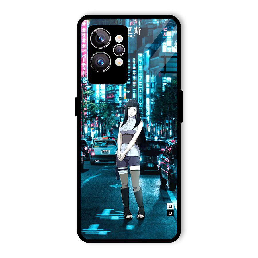 Hinata On Streets Glass Back Case for Realme GT2 Pro