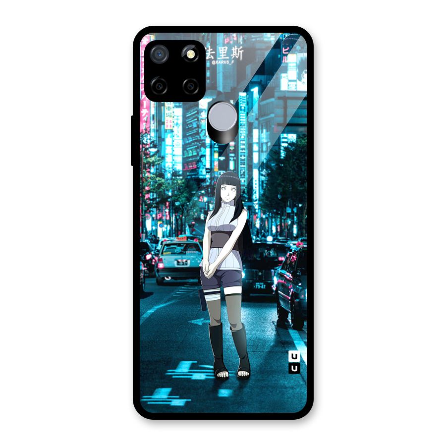 Hinata On Streets Glass Back Case for Realme Narzo 20