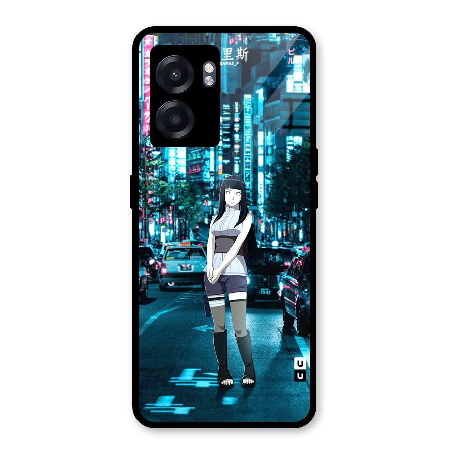 Hinata On Streets Glass Back Case for Realme Narzo 50 5G