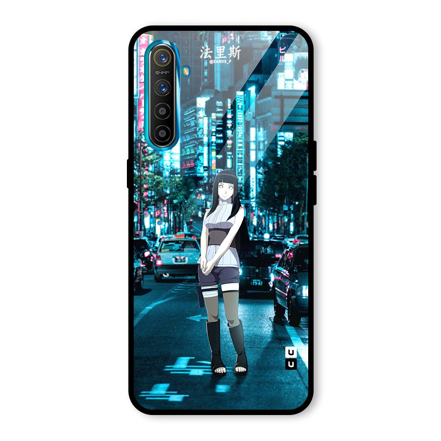 Hinata On Streets Glass Back Case for Realme X2