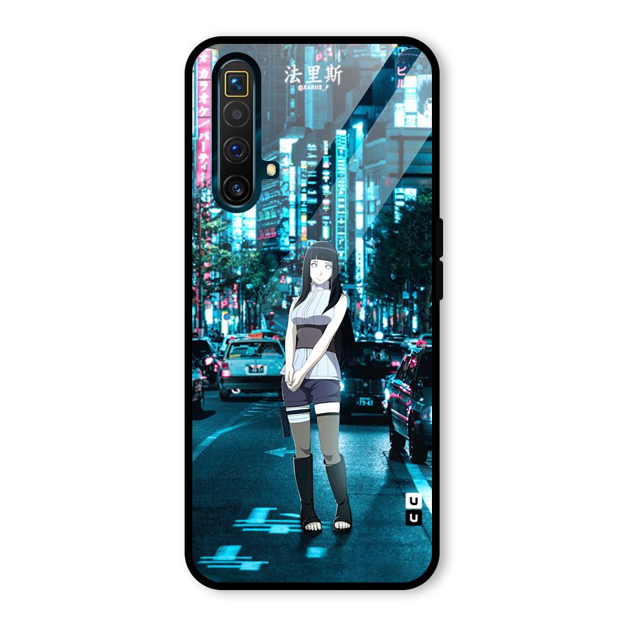 Hinata On Streets Glass Back Case for Realme X3