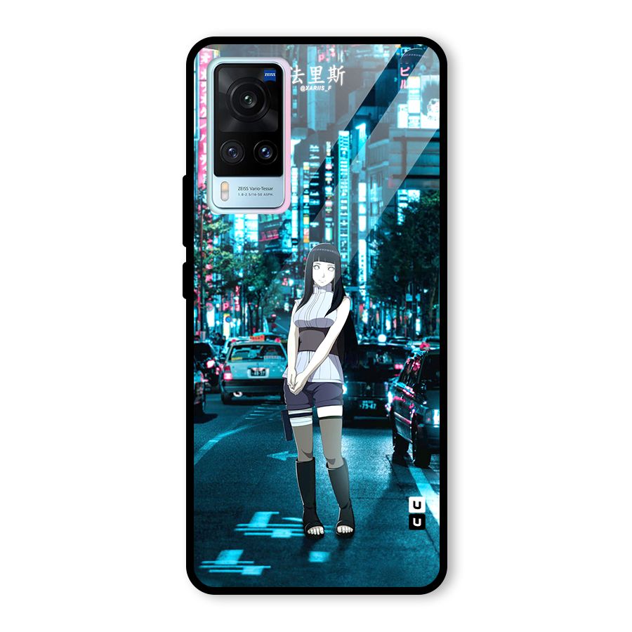 Hinata On Streets Glass Back Case for Vivo X60