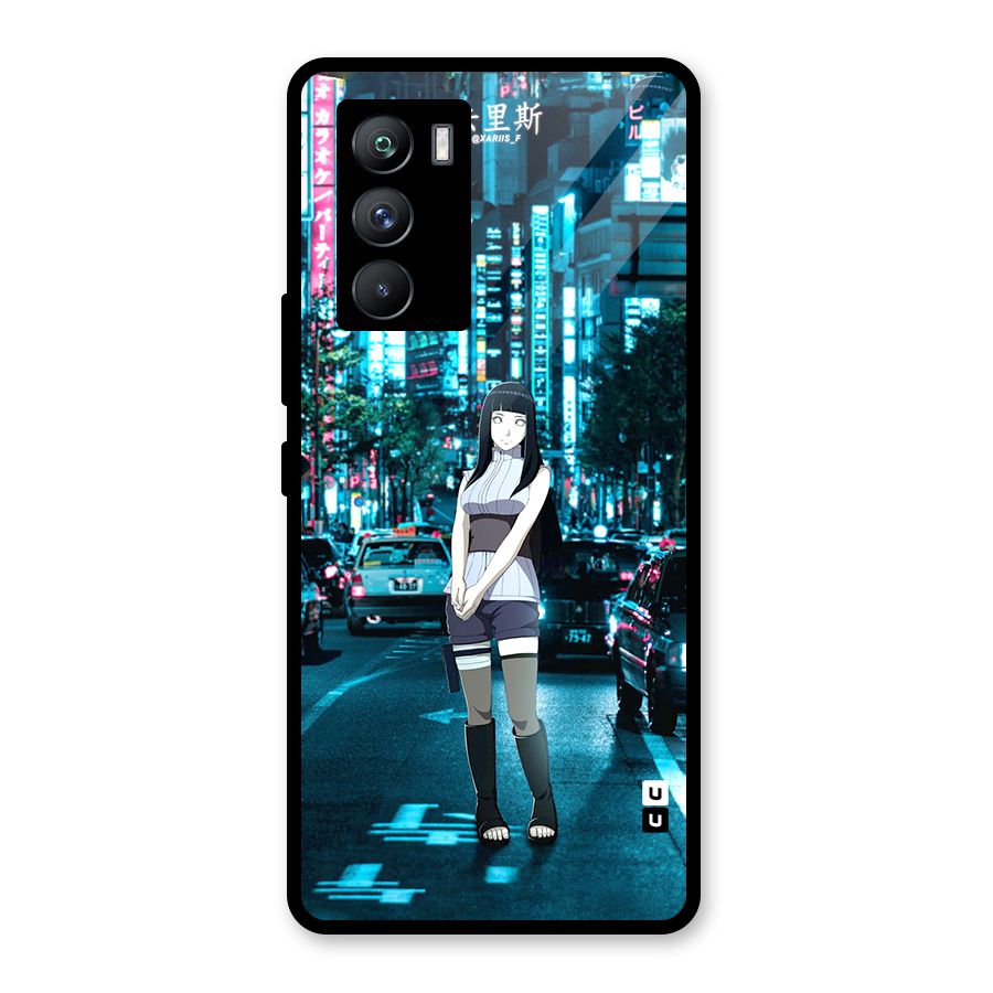 Hinata On Streets Glass Back Case for Vivo iQOO 9 SE