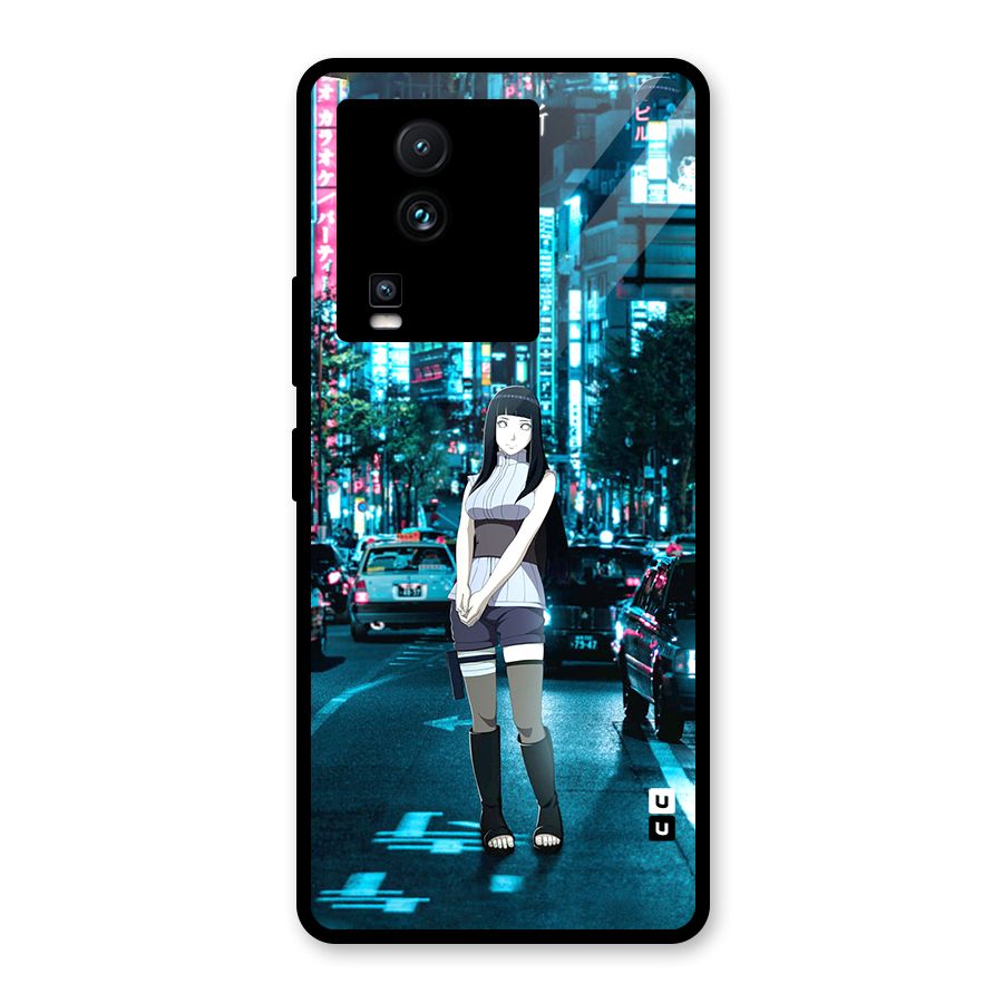 Hinata On Streets Glass Back Case for Vivo iQOO Neo 7