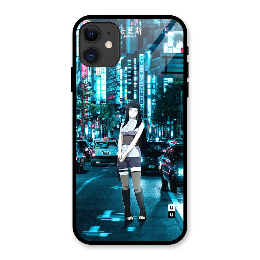 Hinata On Streets Glass Back Case for iPhone 11