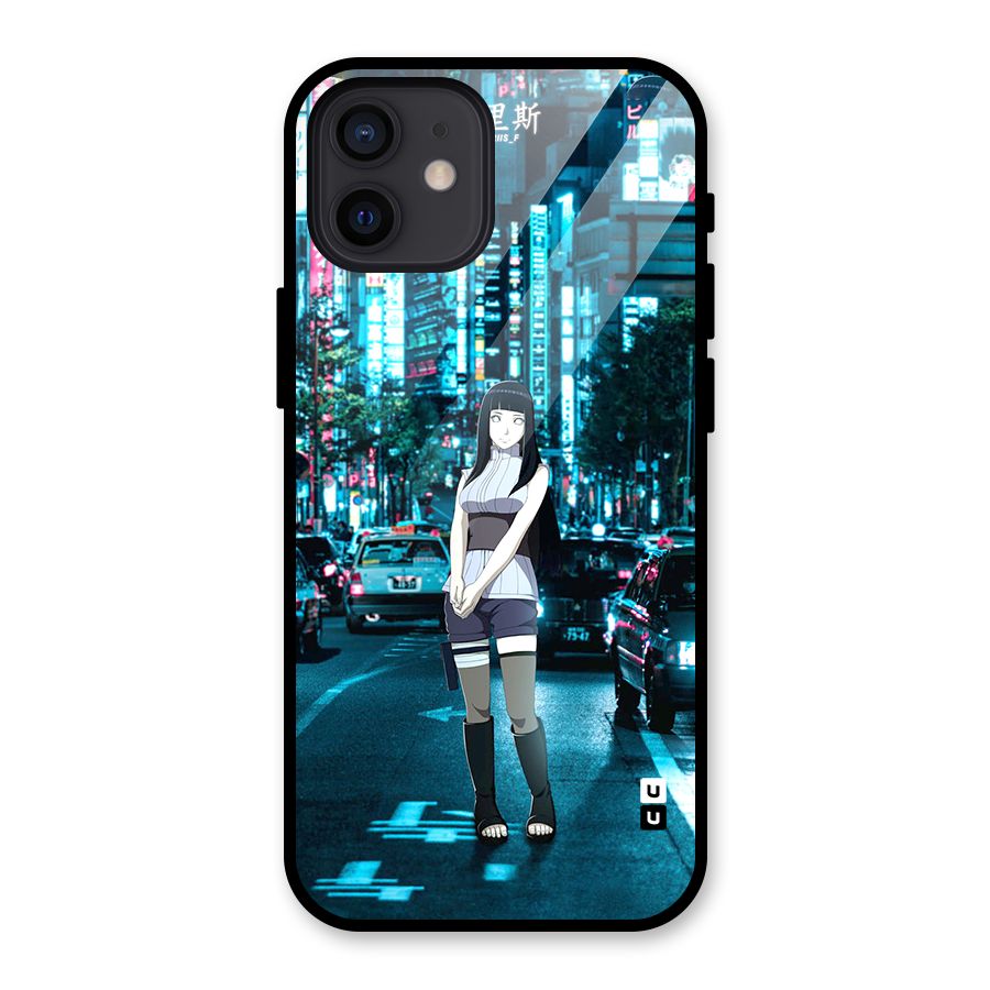 Hinata On Streets Glass Back Case for iPhone 12
