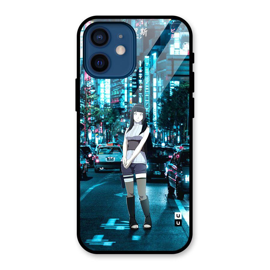 Hinata On Streets Glass Back Case for iPhone 12 Mini