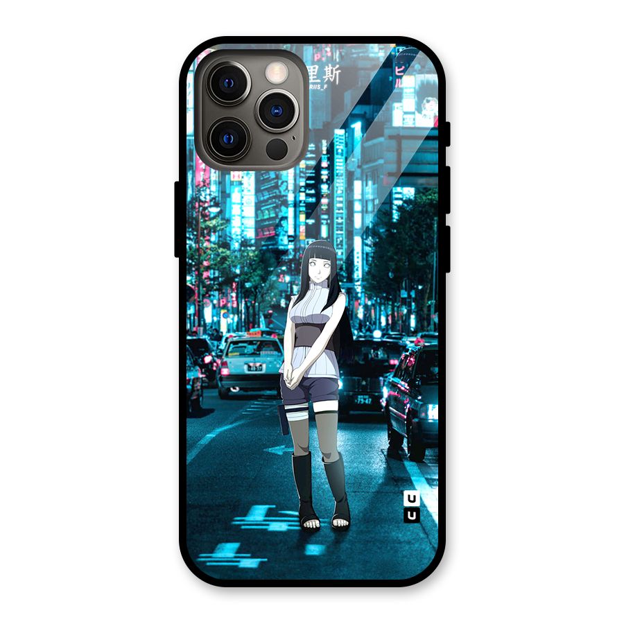 Hinata On Streets Glass Back Case for iPhone 12 Pro