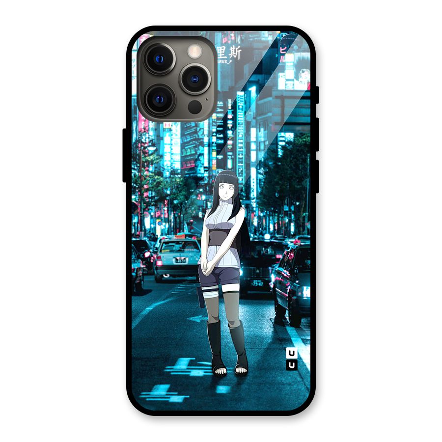 Hinata On Streets Glass Back Case for iPhone 12 Pro Max