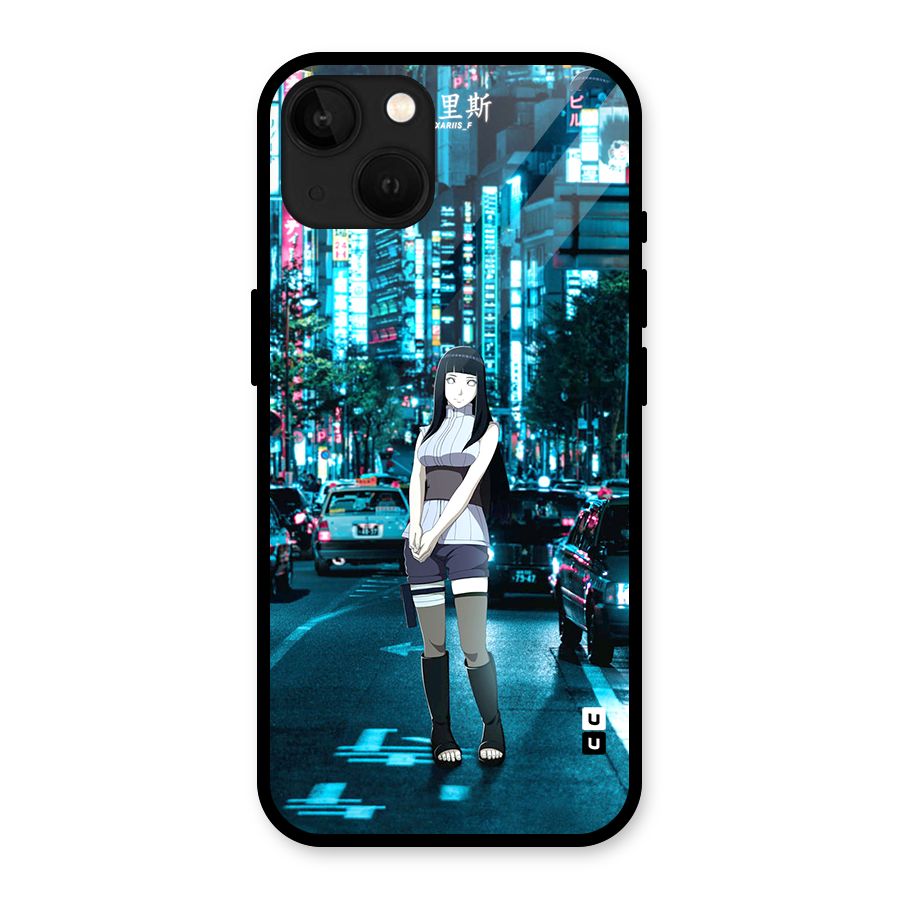 Hinata On Streets Glass Back Case for iPhone 13