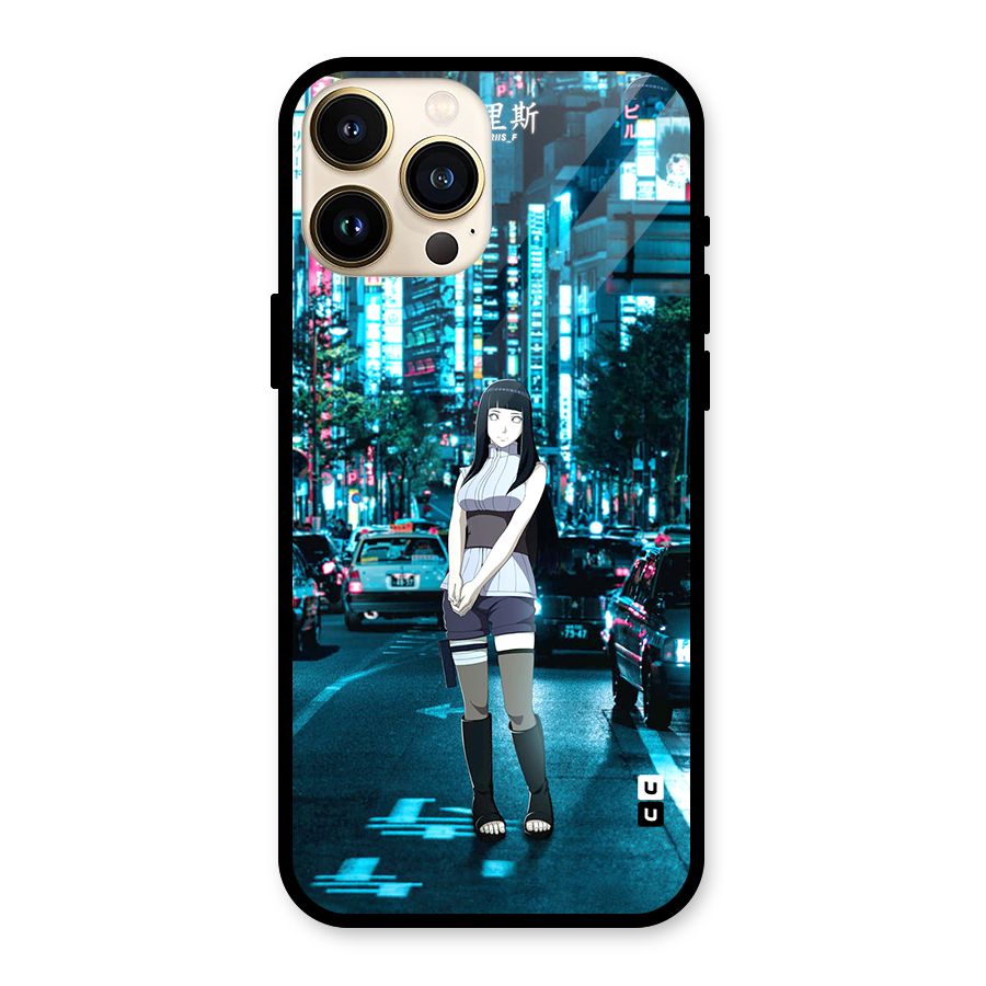 Hinata On Streets Glass Back Case for iPhone 13 Pro Max