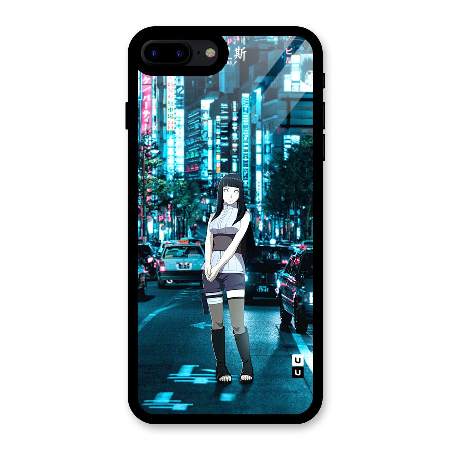 Hinata On Streets Glass Back Case for iPhone 8 Plus